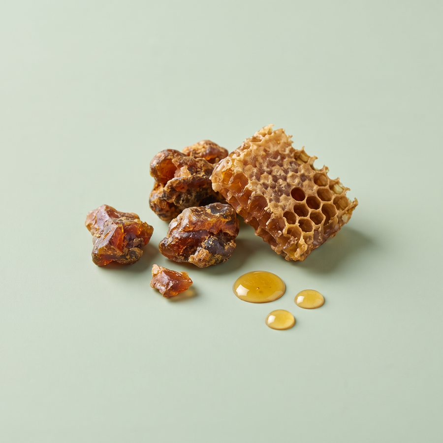 Bee propolis and honeycomb